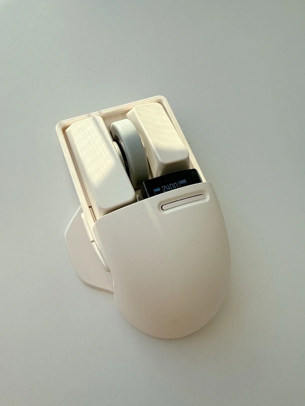 LOFREE Touch Wireless Mouse – OLED Display, Bluetooth/2.4G/USB-C, 4000 DPI, New